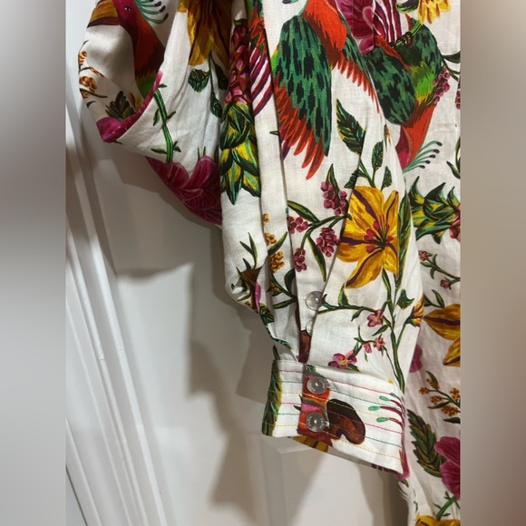 TOUCANS GARDEN HALTER NECK JUMPSUIT - Picture 3 of 5